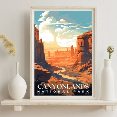 Canyonlands National Park Poster, Travel Art, Office Poster, Home Decor | S3 - image6